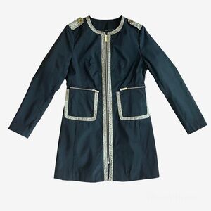 Iman black zip up jacket size S